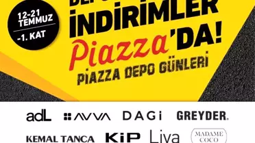 Piazza'da 'serinleten' indirim