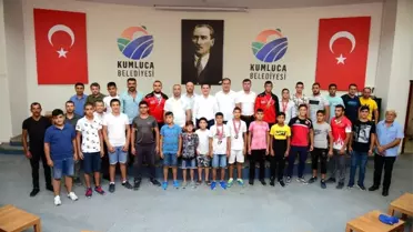 Pehlivanlar Başkan Köleoğlu'nu ziyaret etti