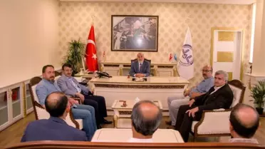 Türkmenoğlu'nun kurum ziyaretleri devam ediyor