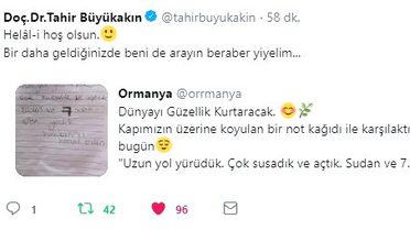Tatilcilerin doğal yaşam parkına bıraktığı helallik notuna belediye başkanı cevap verdi Açıklaması