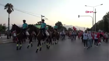 Antalya'da 15 Temmuz yürüyüşü