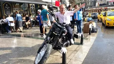 (Özel) Ünlü oyuncu Tahsin Taşkın'ın motor tutkusu