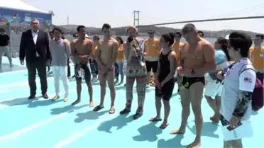 31. Samsung Boğaziçi Kıtalararası Yüzme Yarışı'nın 'Show Swim' etkinliği yapıldı