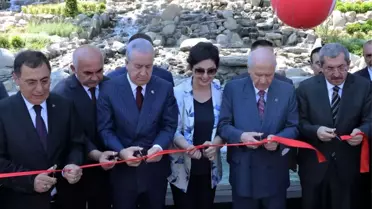 MHP'nin lideri Bahçeli, Şehir Parkı'nın açılışını yaptı