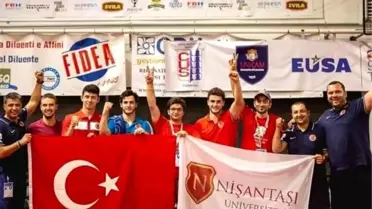 Nişantaşı Üniversitesi masa tenisinde üst üste 2'nci kez Avrupa şampiyonu