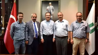 Başkan Ataç'a ziyaretler sürüyor