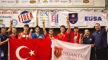 Nişantaşı Üniversitesi masa tenisinde üst üste 2'nci kez Avrupa şampiyonu