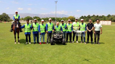 Erzincan'da atlı, ATV ve drone'lu kurban yakalama timi