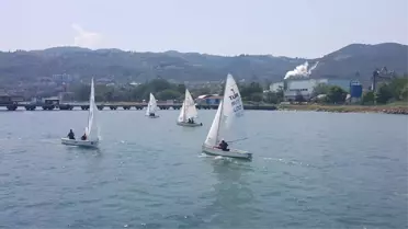 Kaytazdere'de Yelkenciler Şov Yaptı