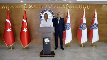 Mehmet Ağar, Emniyet Müdürü Aktaş'ı ziyaret etti