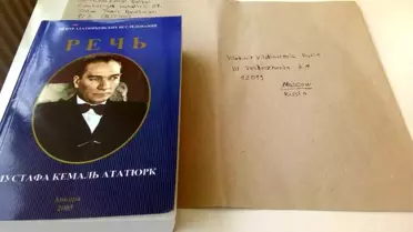 Putin'e 'Rusça Nutuk' gönderdi