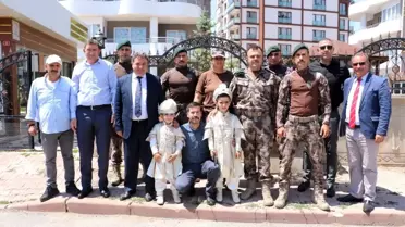 Şehit çocuklarının sünnet sevinci