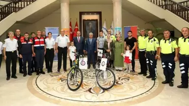 Trafikteki not, ödül olarak bisiklet kazandırdı