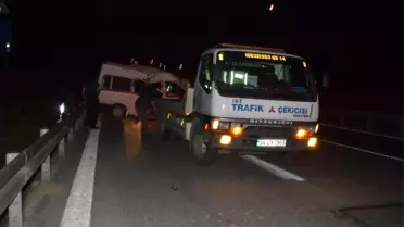 Hasdal - Okmeydanı Bağlantı yolunda kaza: 3 yaralı