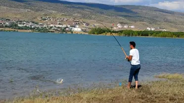 Gölova'da balık tutma yarışması