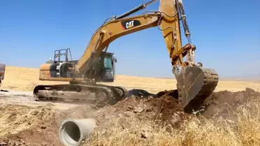 Kurtalan'da yol yapım çalışmaları