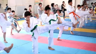 Sivas'ta karate yaz okulu devam ediyor