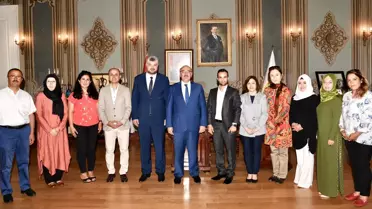 Rektör Mahmut Ak'a Ahde Vefa ziyareti