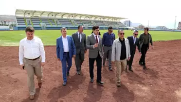Dağılgan Stadyumunda inceleme