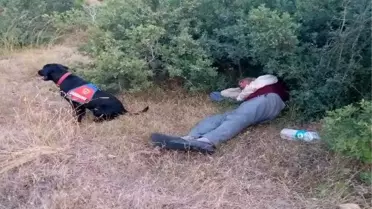 Kayıp zihinsel engelliyi iz takip köpeği 'Roka' buldu