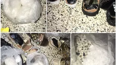 Su matarası ve terlik topuğundan uyuşturucu madde ele geçirildi