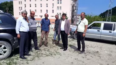 Türkeli'de tır ve kamyonlar için otopark yeri çalışmaları