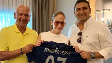 Jennifer Lopez'e Antalyaspor forması hediye edildi!