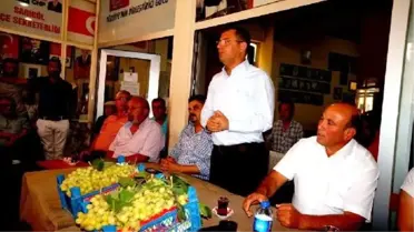 CHP'li Özel, Sarıgöl'de partililerle bir araya geldi