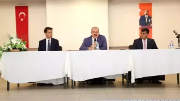 Vali, Aslanapa ve Çavdarhisar ilçelerinde muhtarlarla bir araya geldi