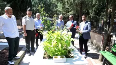 Başkan Büyükgöz'den şehitlik ziyareti