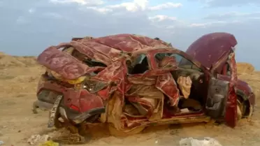 Aydın plakalı araç Aksaray'da kaza yaptı: 3 ölü, 4 yaralı