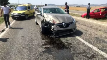 Kırşehir'de trafik kazası: 7 yaralı