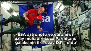 Astronot DJ Luca Parmitano'nun uzaydan çaldığı şarkılarla Ibiza'da gençler dans etti