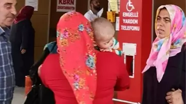 2'nci kattan düşen Eymen bebek yaralandı