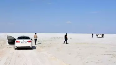 Aksaray'ın Eskil ilçesinden Tuz Gölü'ne yol açıldı