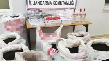 Silopi'de gümrük kaçağı 2 ton çay ele geçirildi