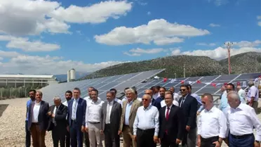 Bucak OSB güneş enerjisi panelleri hizmete girdi