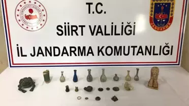 Siirt'te tarihi eser operasyonu