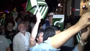 AGD'den Hindistan Konsolosluğu önünde 'Keşmir' protestosu