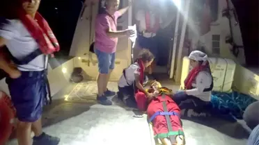 Sahil Güvenlik zamanla yarıştı