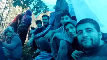 Yağmur çamur fındık hasadı
