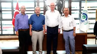 Çarşı Camii Derneği'nden Kazım Kurt'a hayırlı olsun ziyareti
