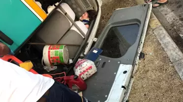 İzmir'de feci kaza: 1 ölü, 8 yaralı