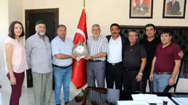 Oklubalı'ndan Başkan Bozkurt'a teşekkür ziyareti