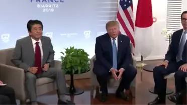 G7 Zirvesi'nde Trump ve Abe bir araya geldi