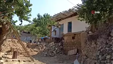 Gaziantep'te toprak ev çöktü