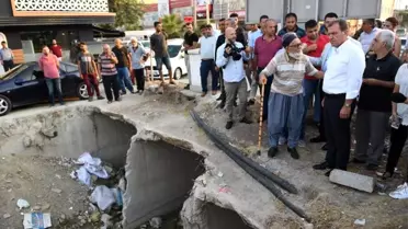 Seçer, Çavuşlu Deresindeki çalışmaları inceledi