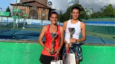 Melis sezer, gürcistan'da çiftler şampiyonu oldu