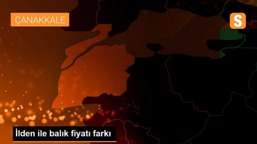 İlden ile balık fiyatı farkı
