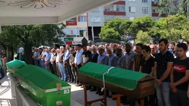 Kamyonda yanarak hayatını kaybeden 3 kişi toprağa verildi